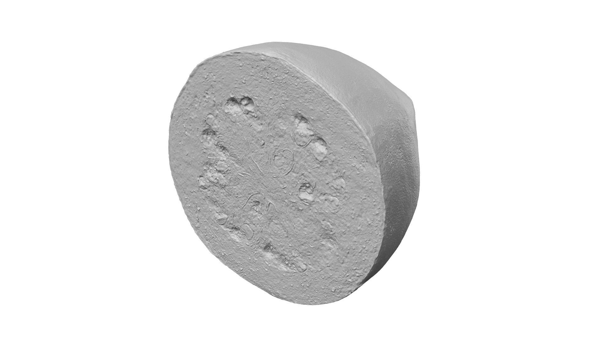 Half a Guava - Extreme Definition Scanned 3D model_2