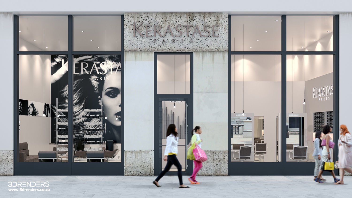 Redshift - C4D Scene files - Salon Scene interior 3D model_3