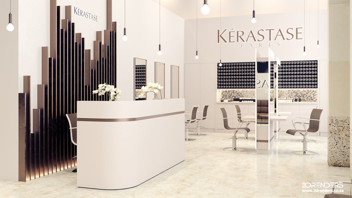 Redshift - C4D Scene files - Salon Scene interior 3D model_1