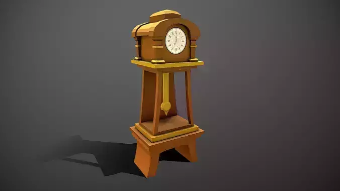 Pendulum Clock - Stylized Cartoon