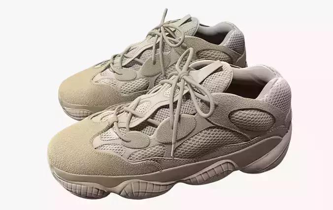  YEEZY 500 - Desert Rat - Kanye West - Streetwear Low-poly 3D model