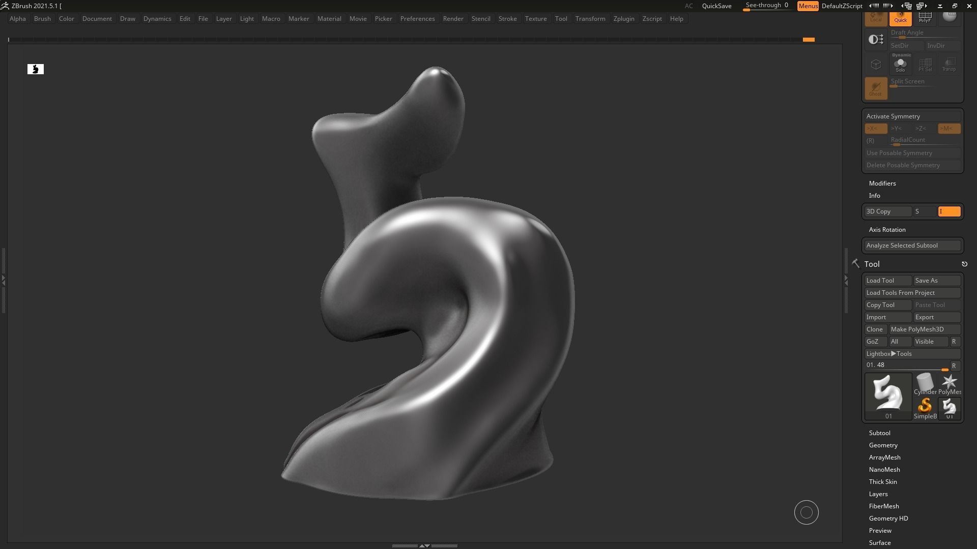 modern sculpture 3d print model 74 3D print model_8