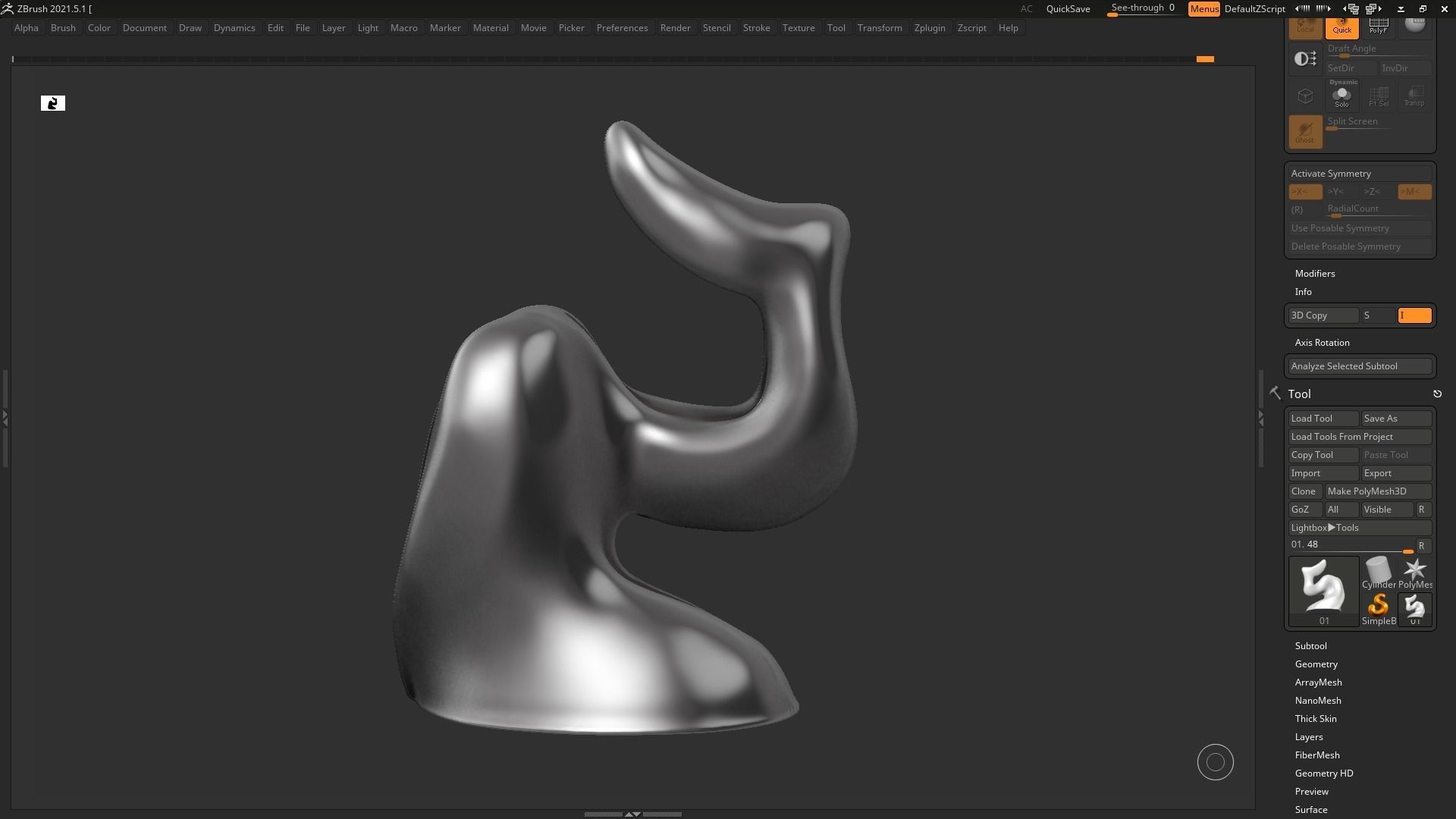 modern sculpture 3d print model 74 3D print model_5