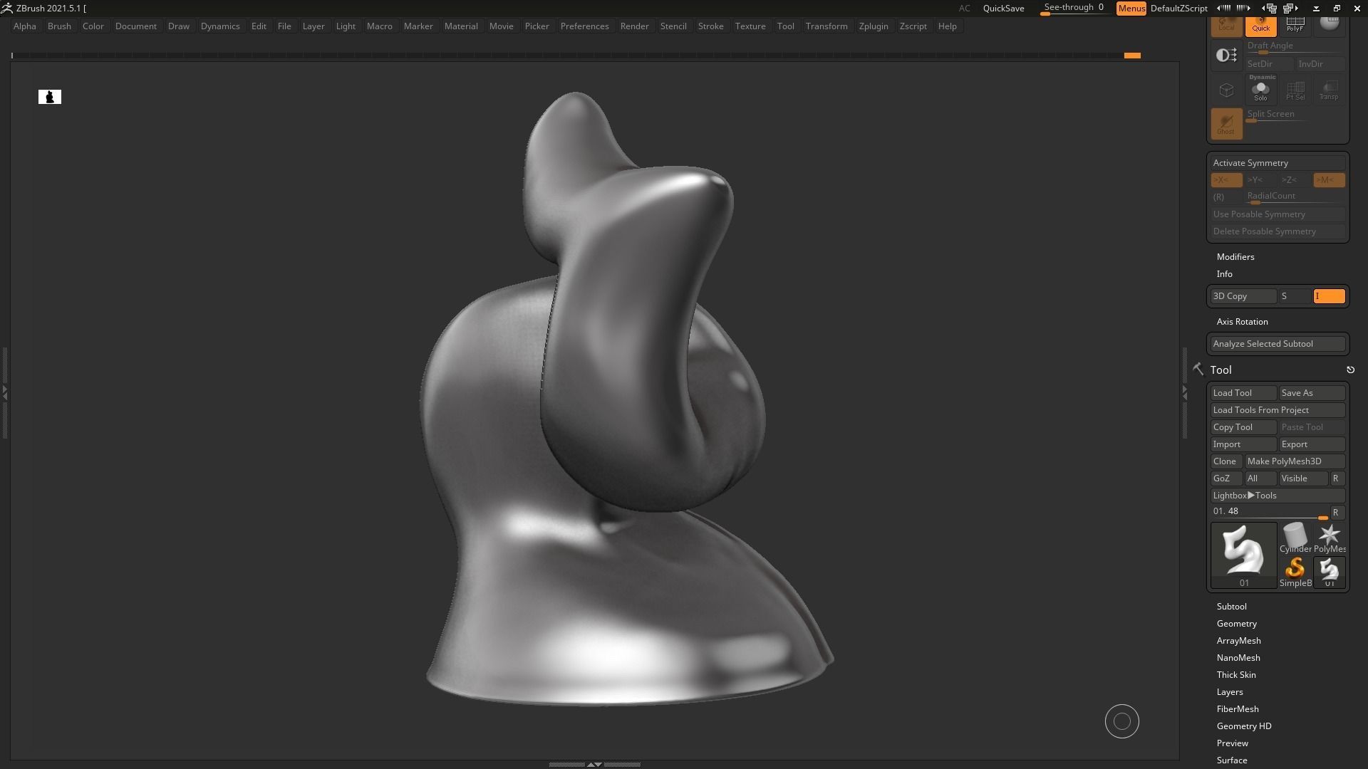 modern sculpture 3d print model 74 3D print model_12