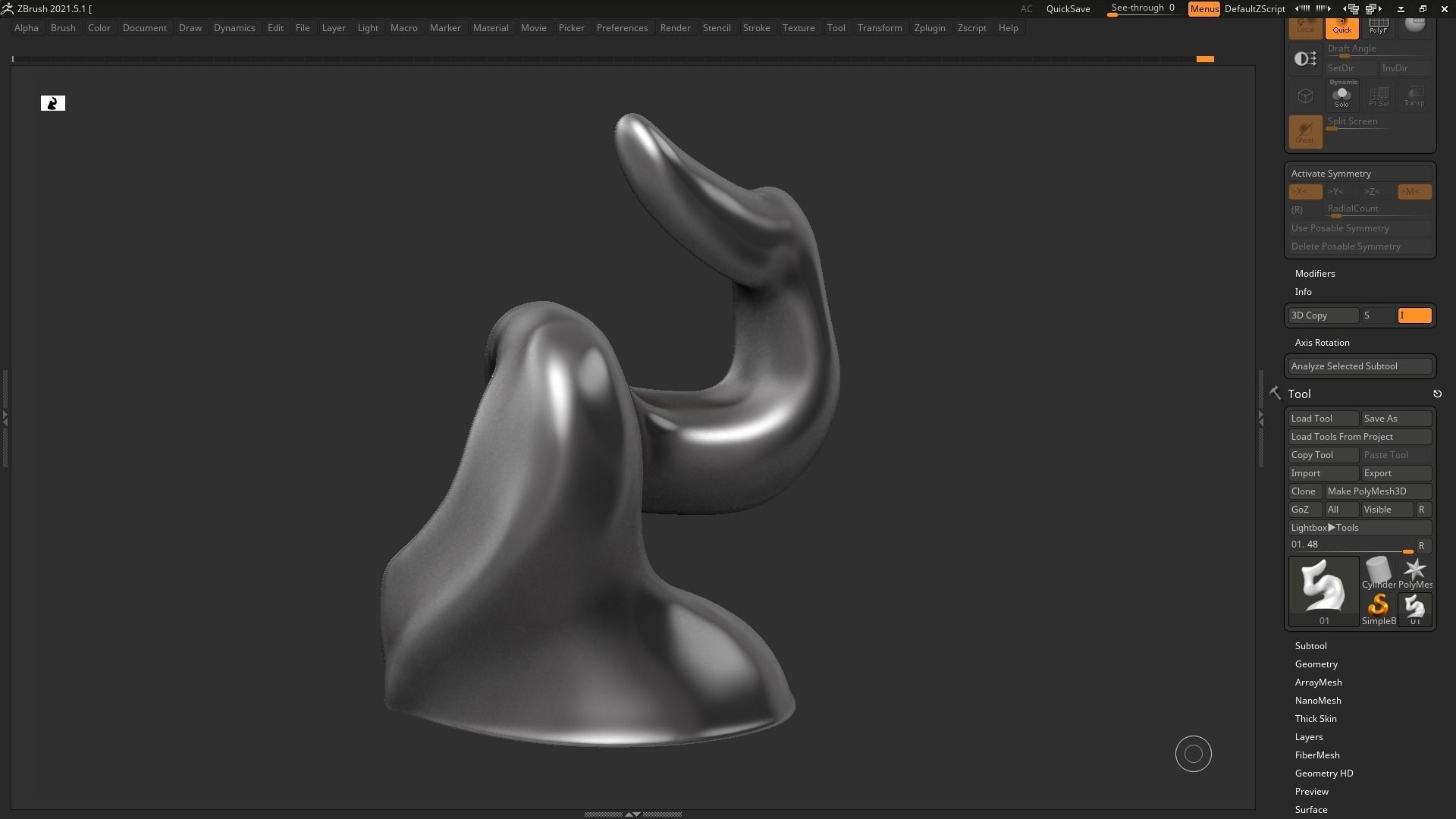 modern sculpture 3d print model 74 3D print model_6