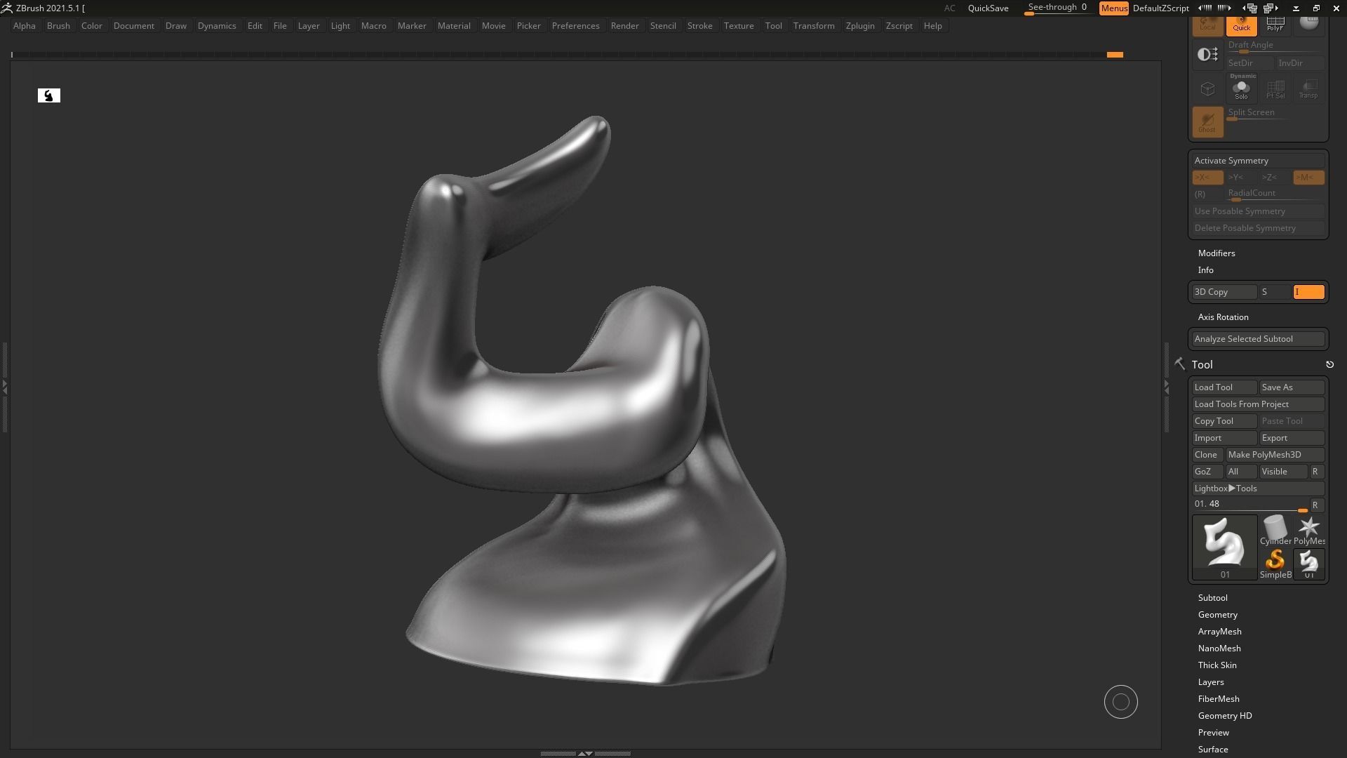 modern sculpture 3d print model 74 3D print model_10