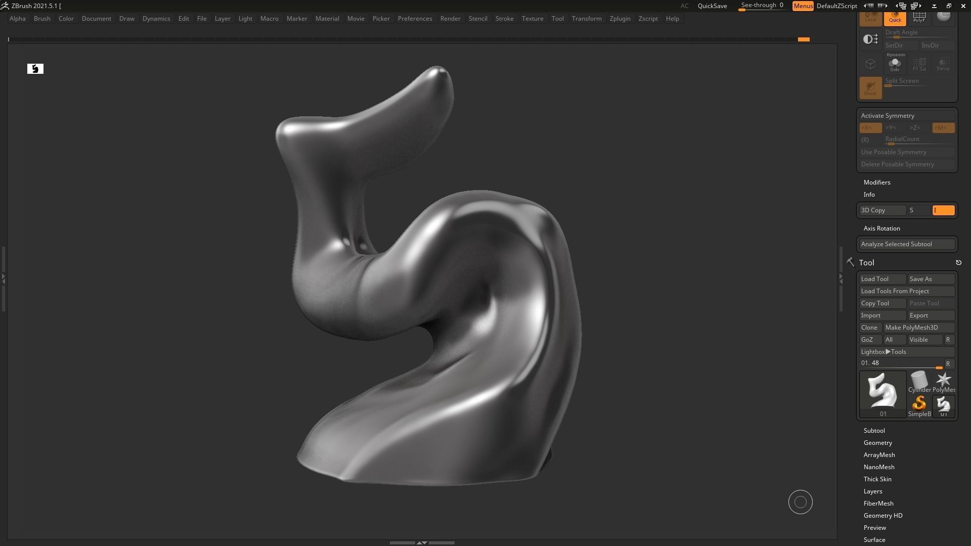 modern sculpture 3d print model 74 3D print model_9