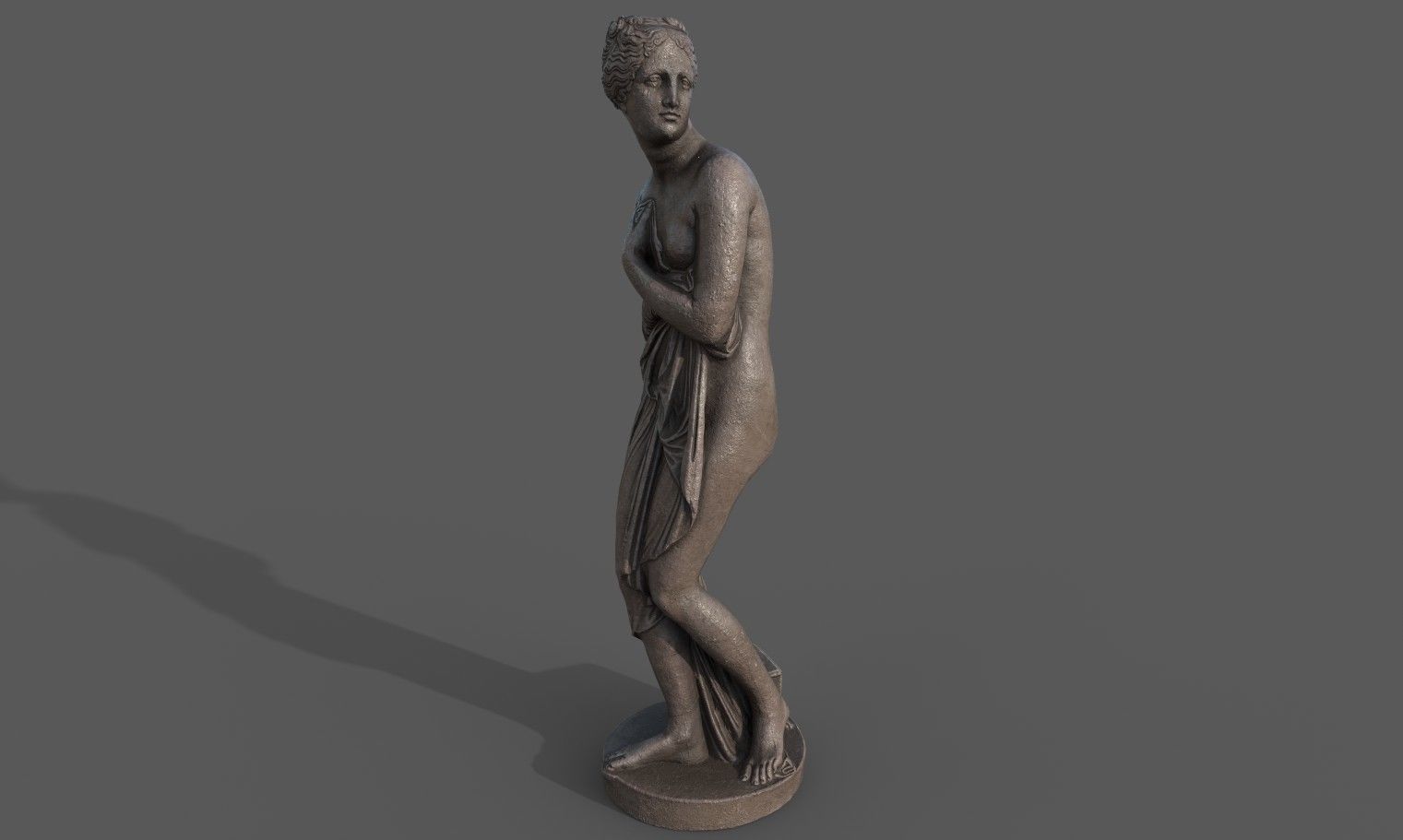 statue of Venus 1 Low-poly 3D model_14