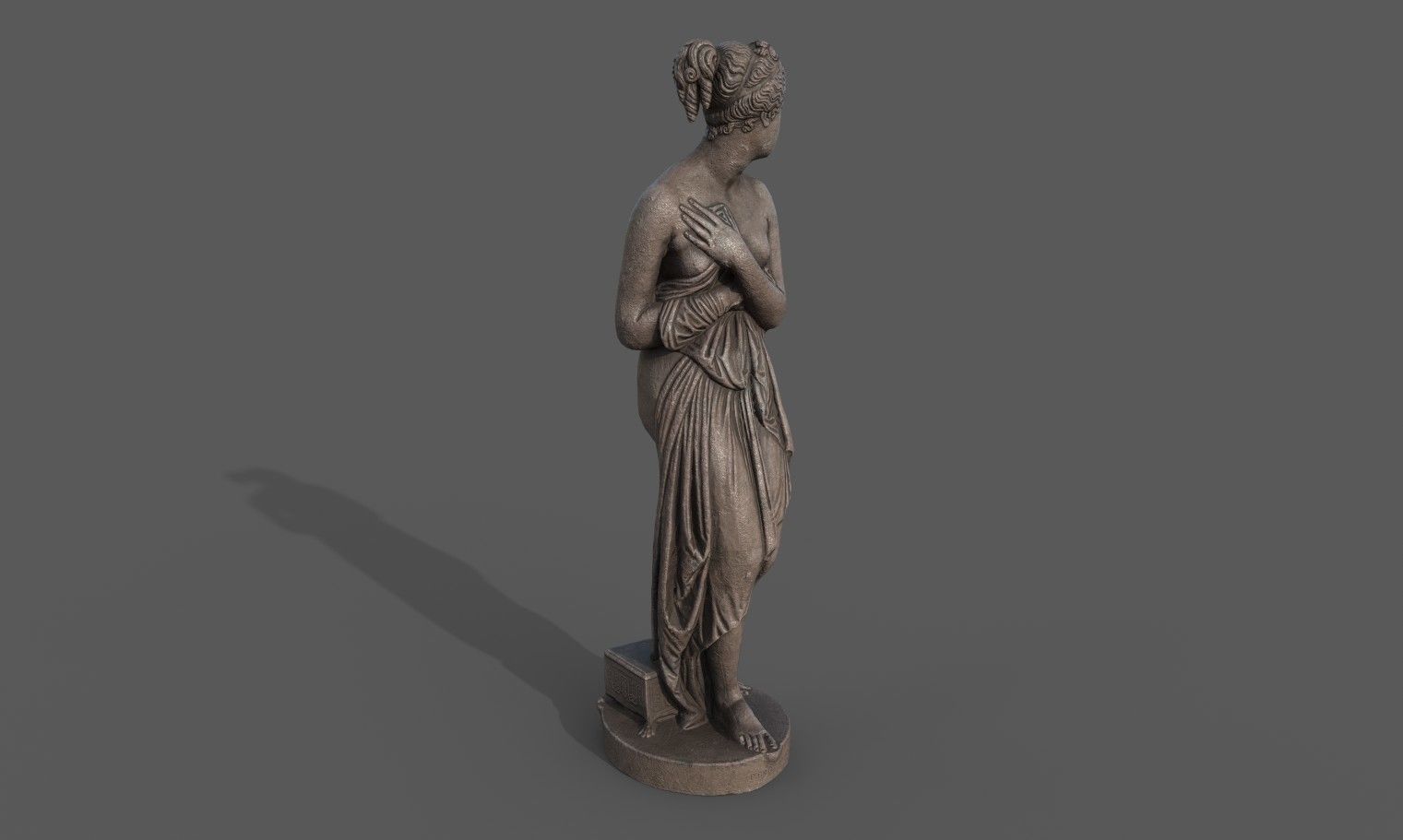 statue of Venus 1 Low-poly 3D model_6