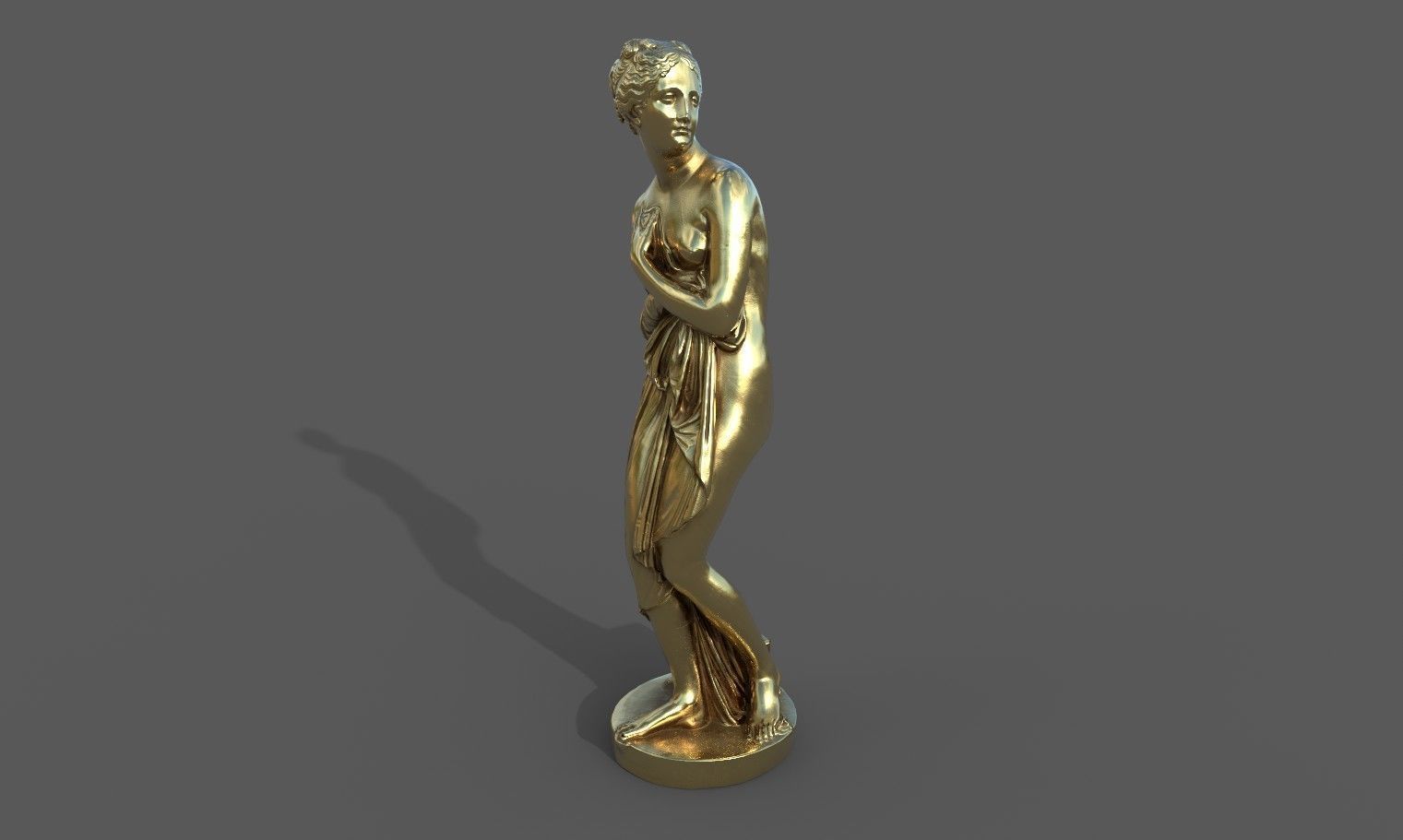 statue of Venus 1 Low-poly 3D model_43