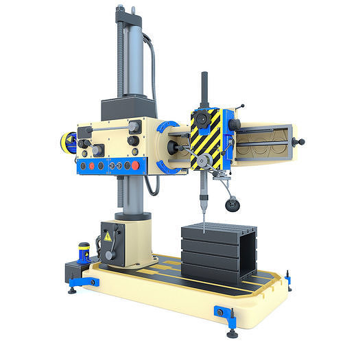 Machine tool radial drilling press 2K52  3D model