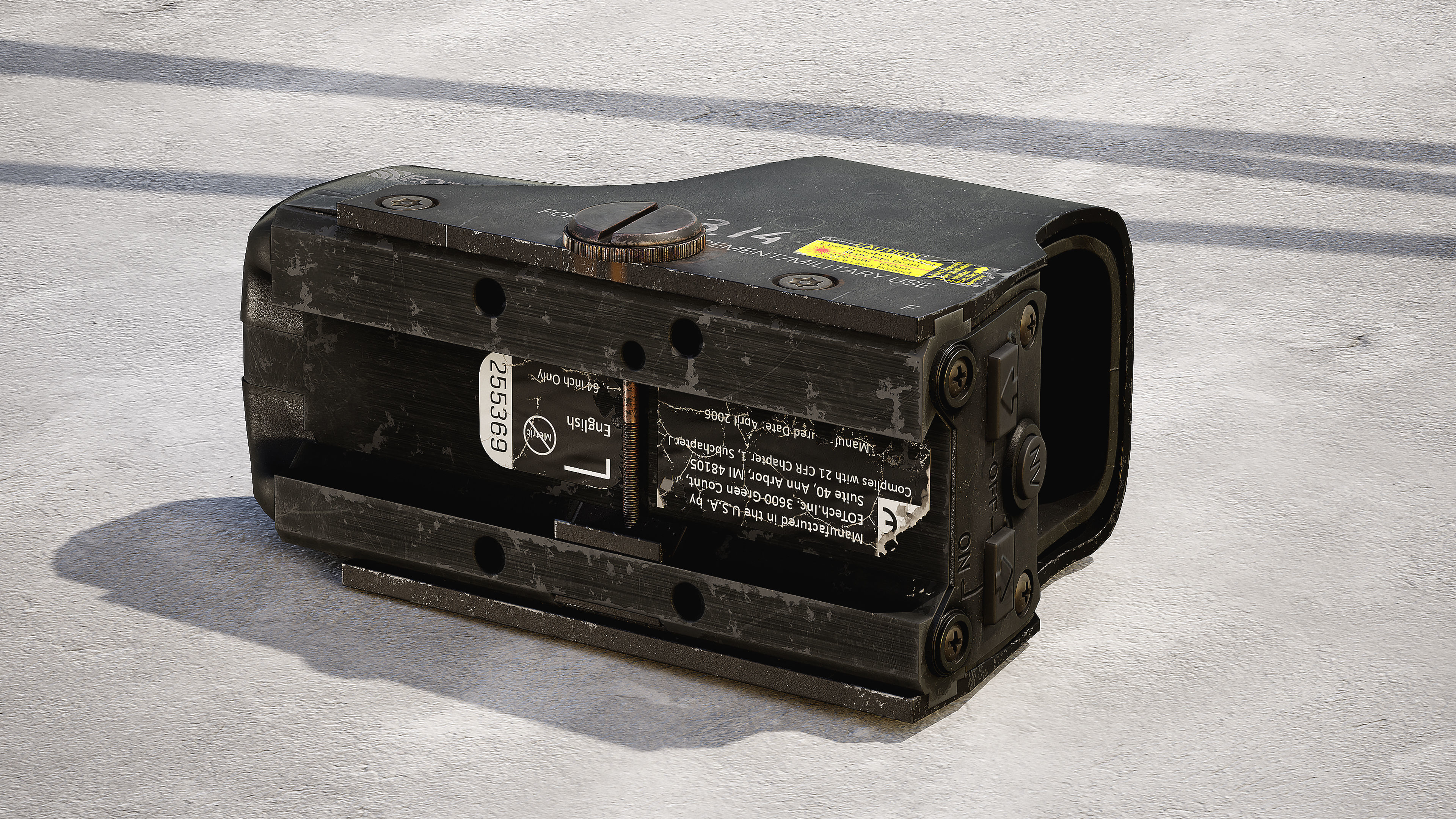 EOTech 551 Low-poly 3D model_13