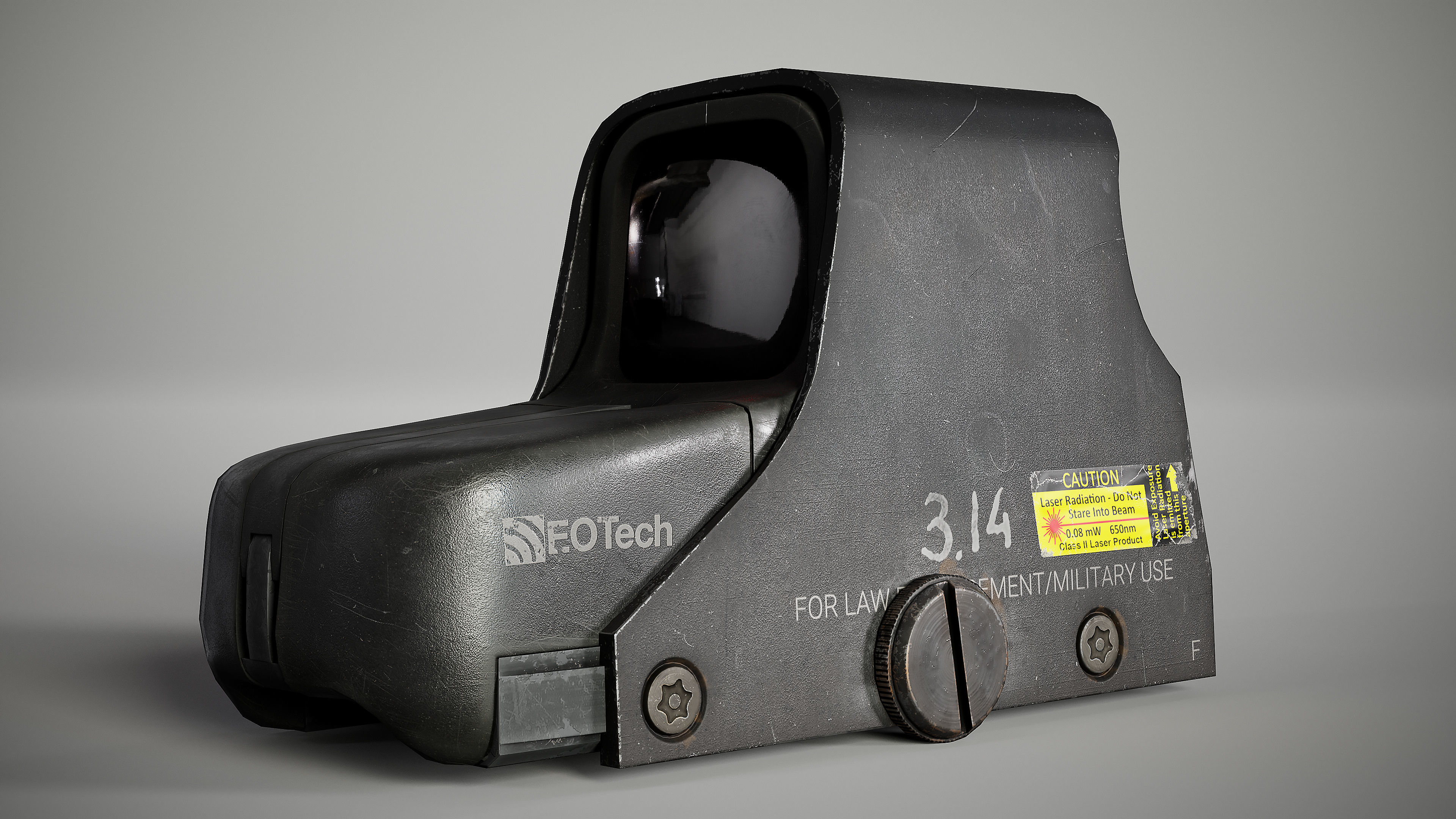 EOTech 551 Low-poly 3D model_10