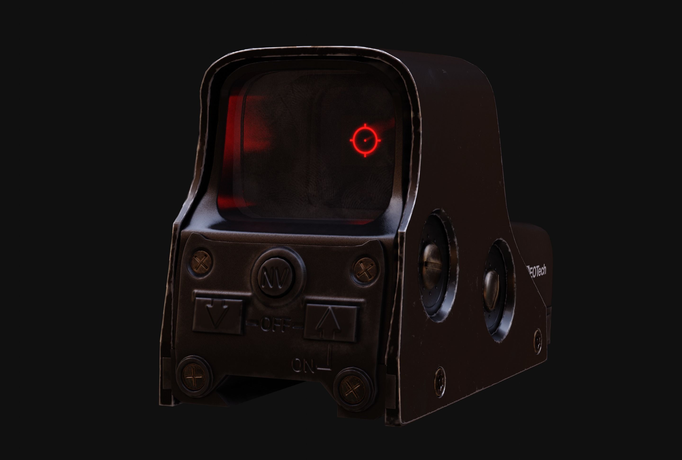 EOTech 551 Low-poly 3D model_23