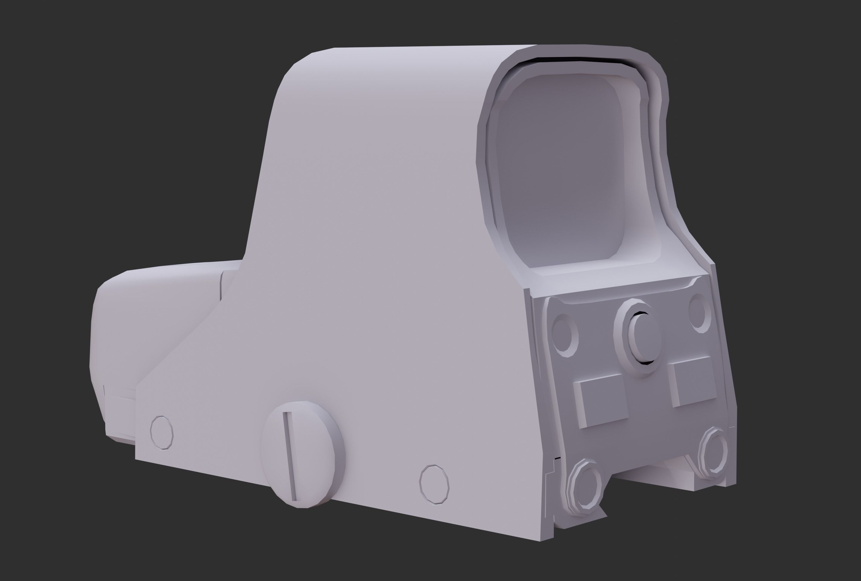 EOTech 551 Low-poly 3D model_30