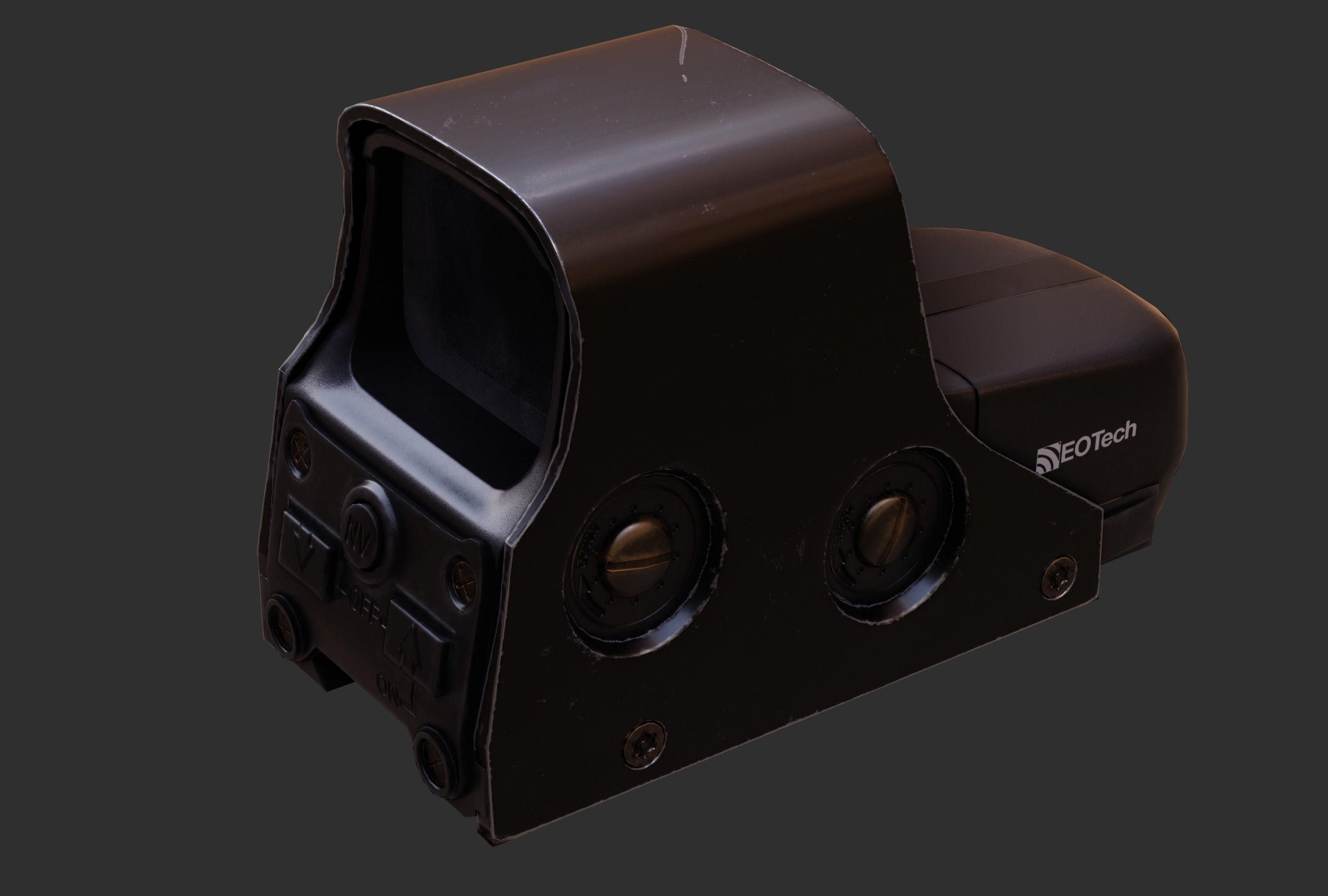 EOTech 551 Low-poly 3D model_19
