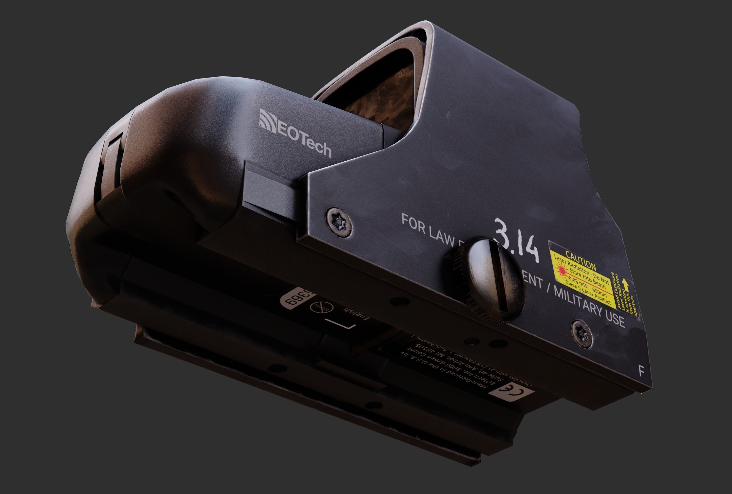 EOTech 551 Low-poly 3D model_21
