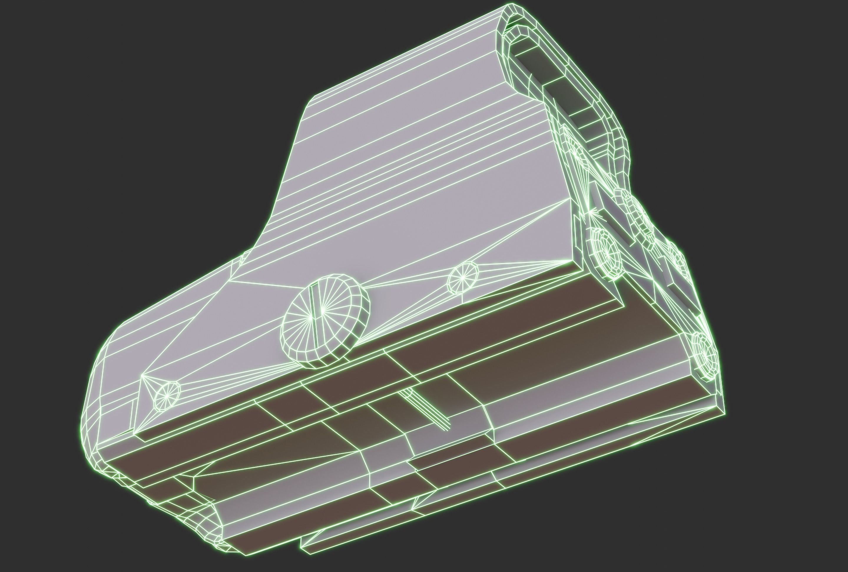 EOTech 551 Low-poly 3D model_34