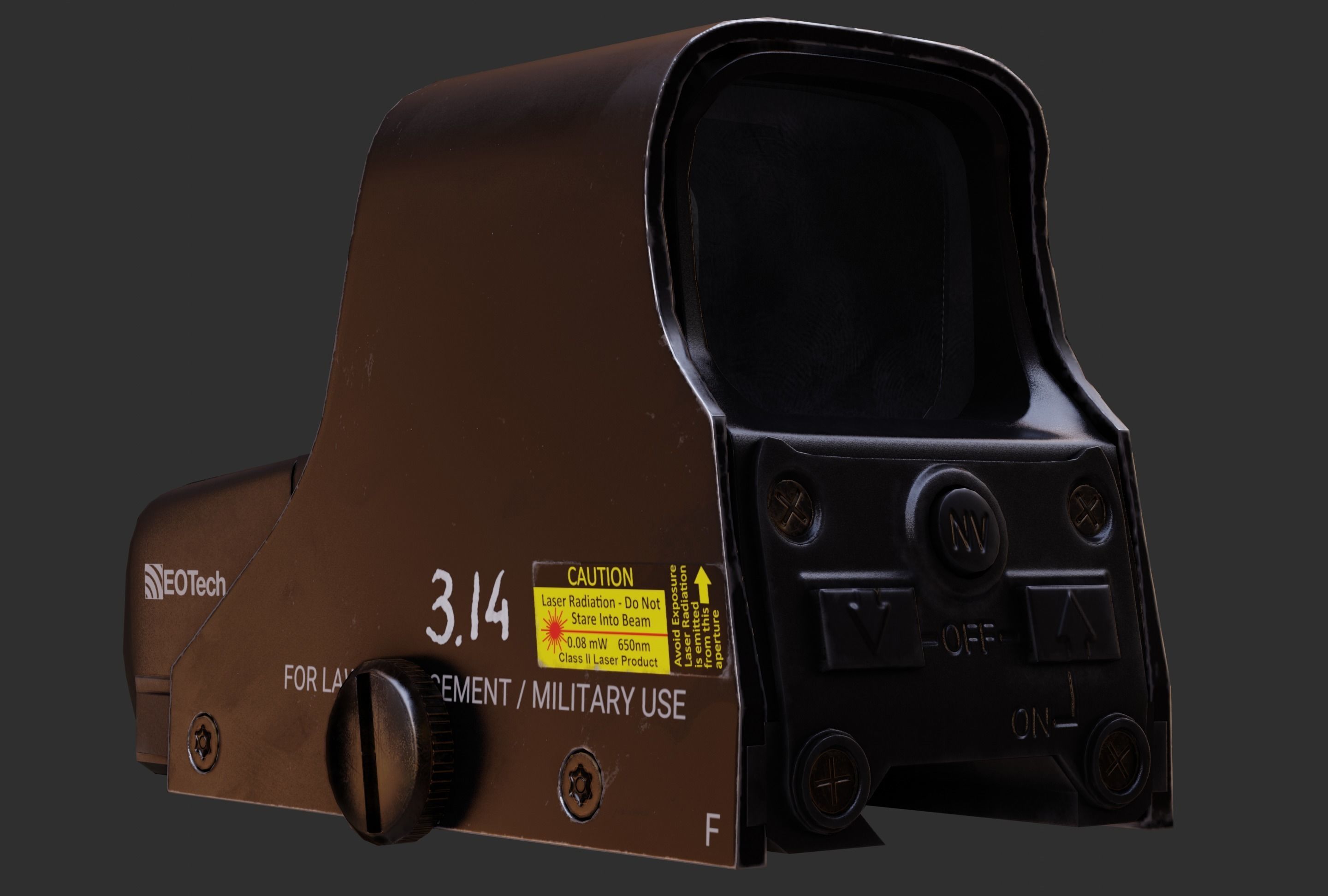EOTech 551 Low-poly 3D model_18