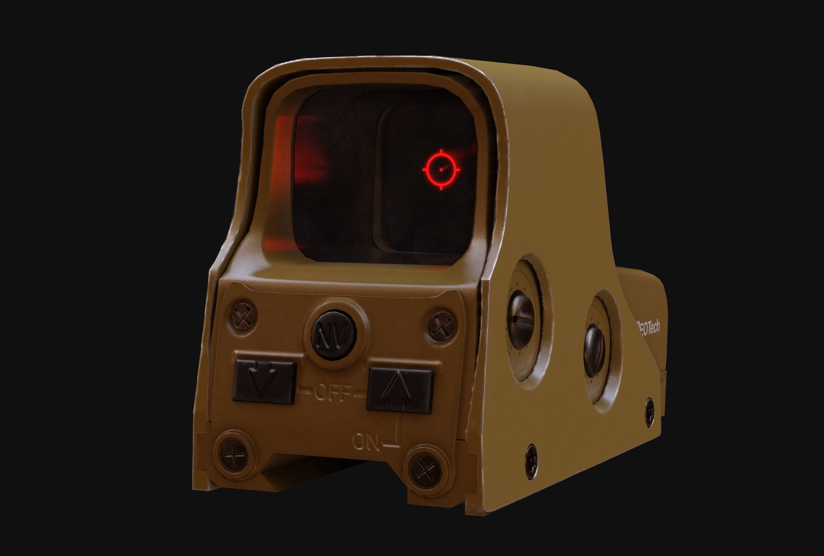 EOTech 551 Low-poly 3D model_24