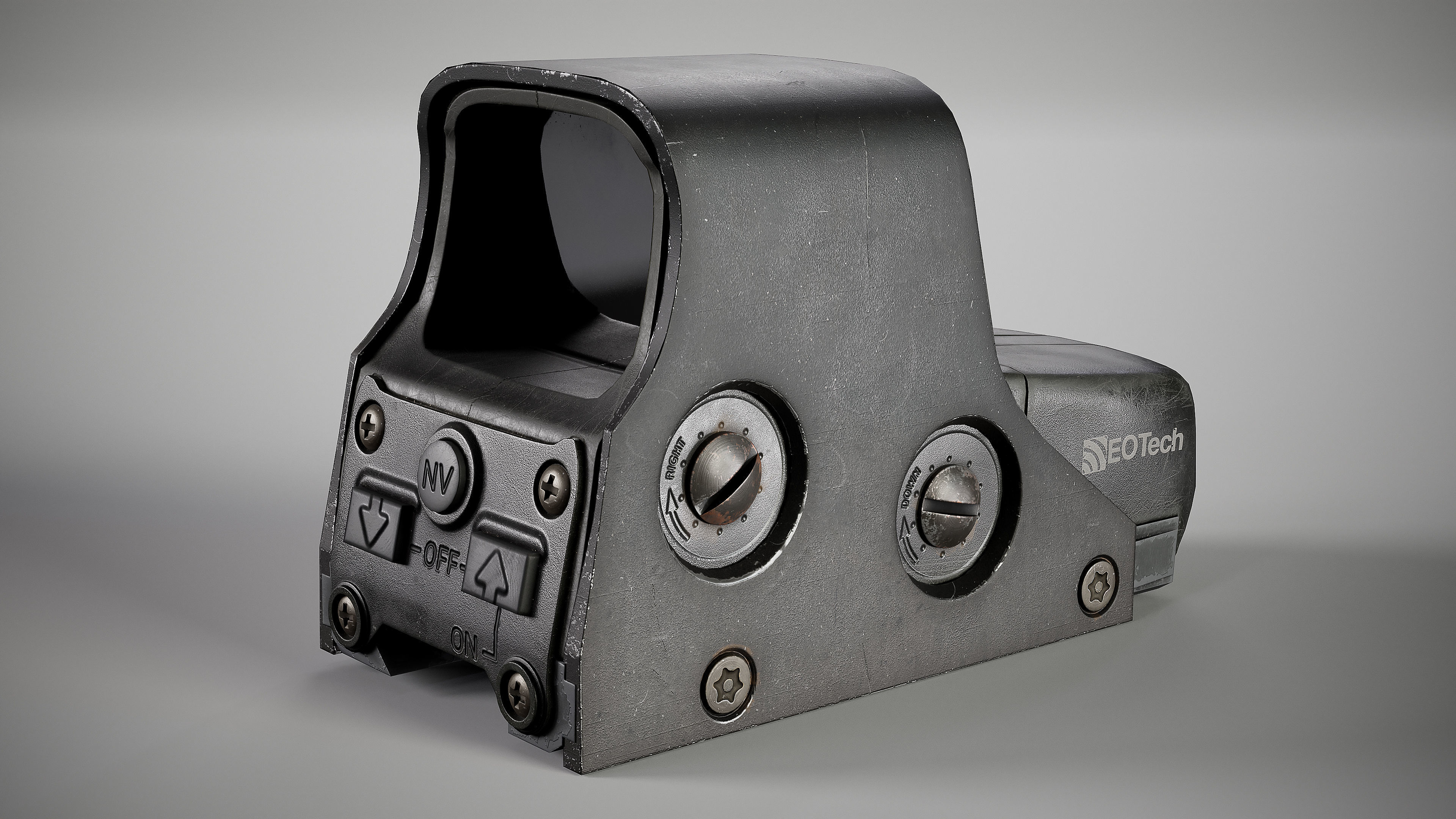 EOTech 551 Low-poly 3D model_11