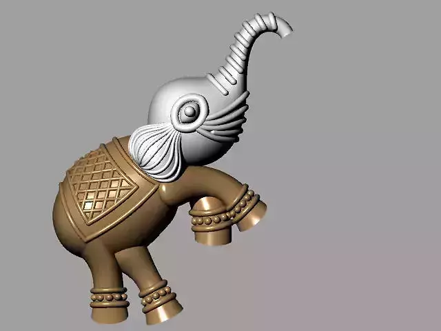 elephant  hati 3D print model
