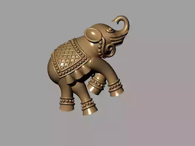 elephant hati  3D print model