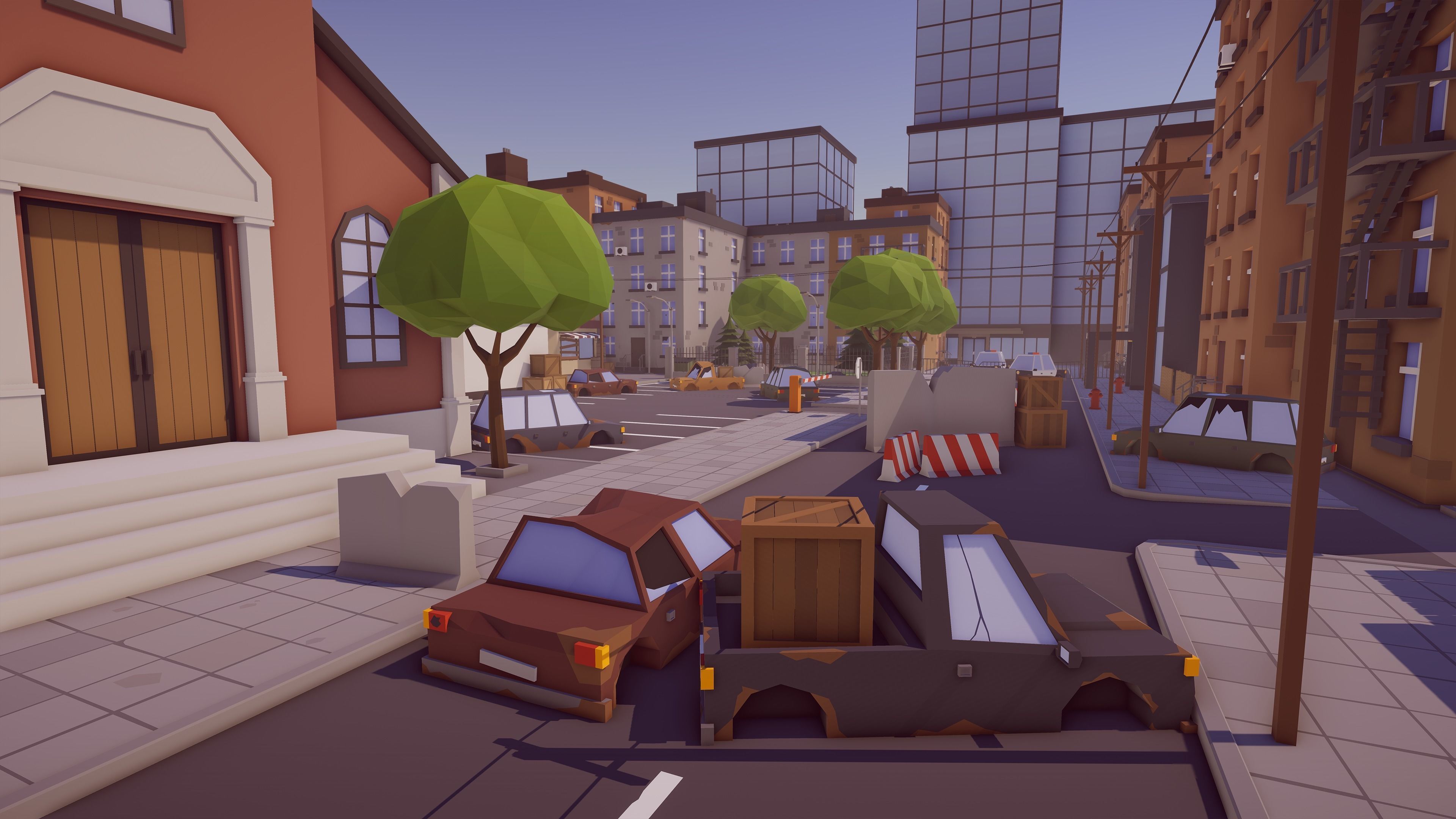 Low Poly FPS Map Vol1 Low-poly 3D model_1