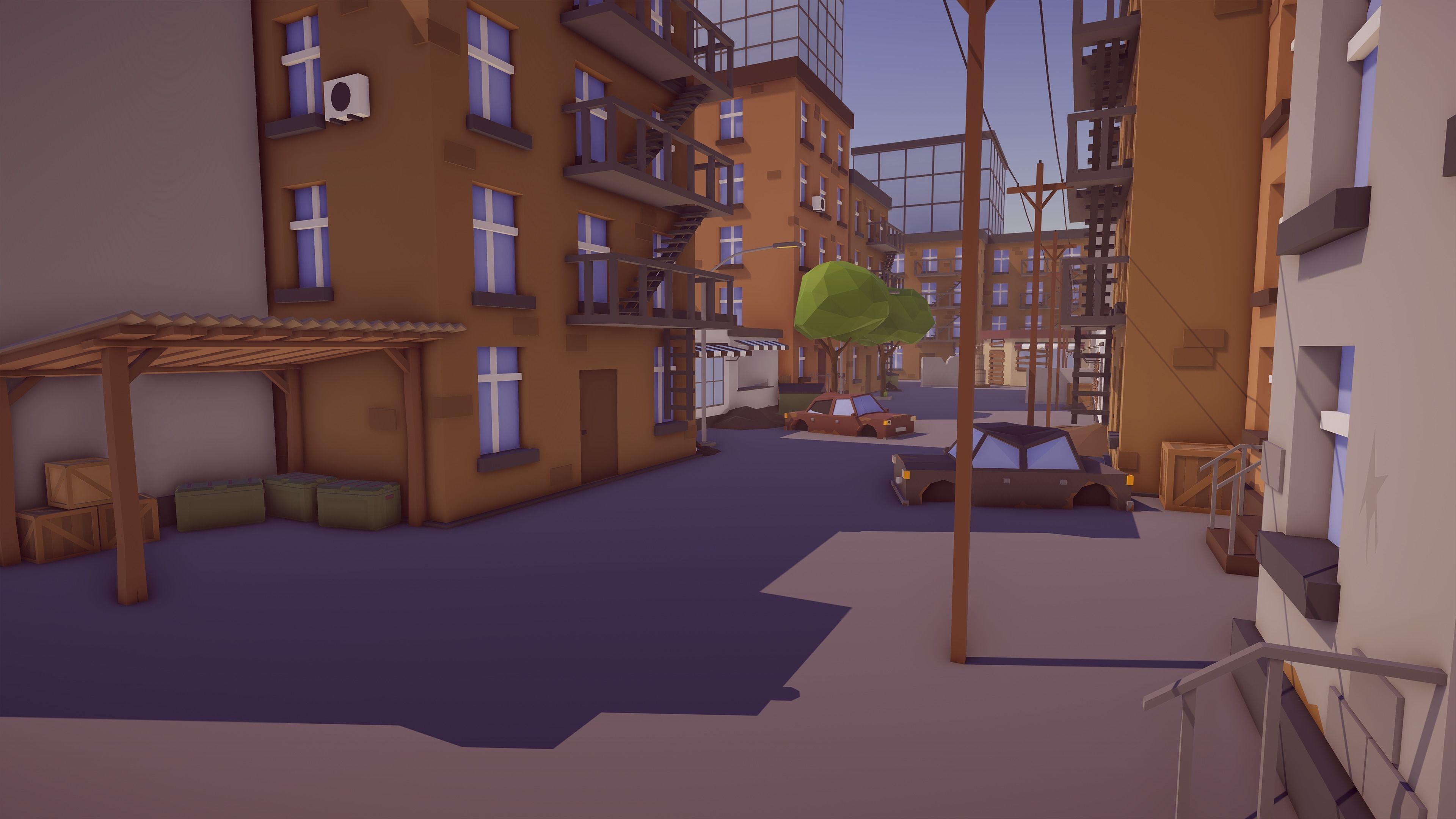 Low Poly FPS Map Vol1 Low-poly 3D model_5
