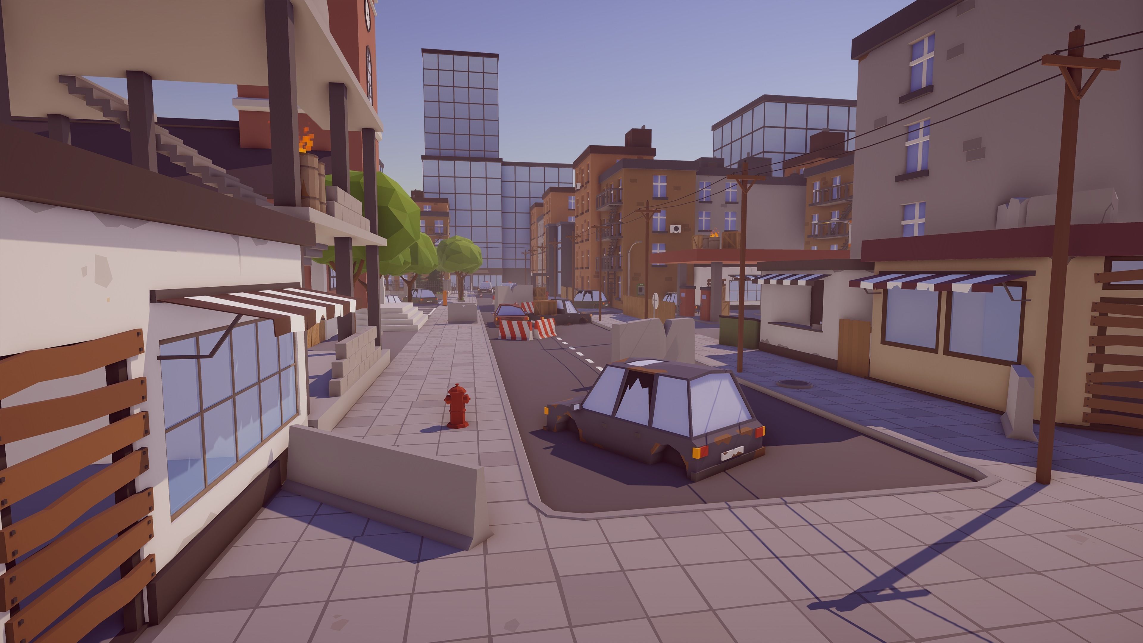 Low Poly FPS Map Vol1 Low-poly 3D model_3