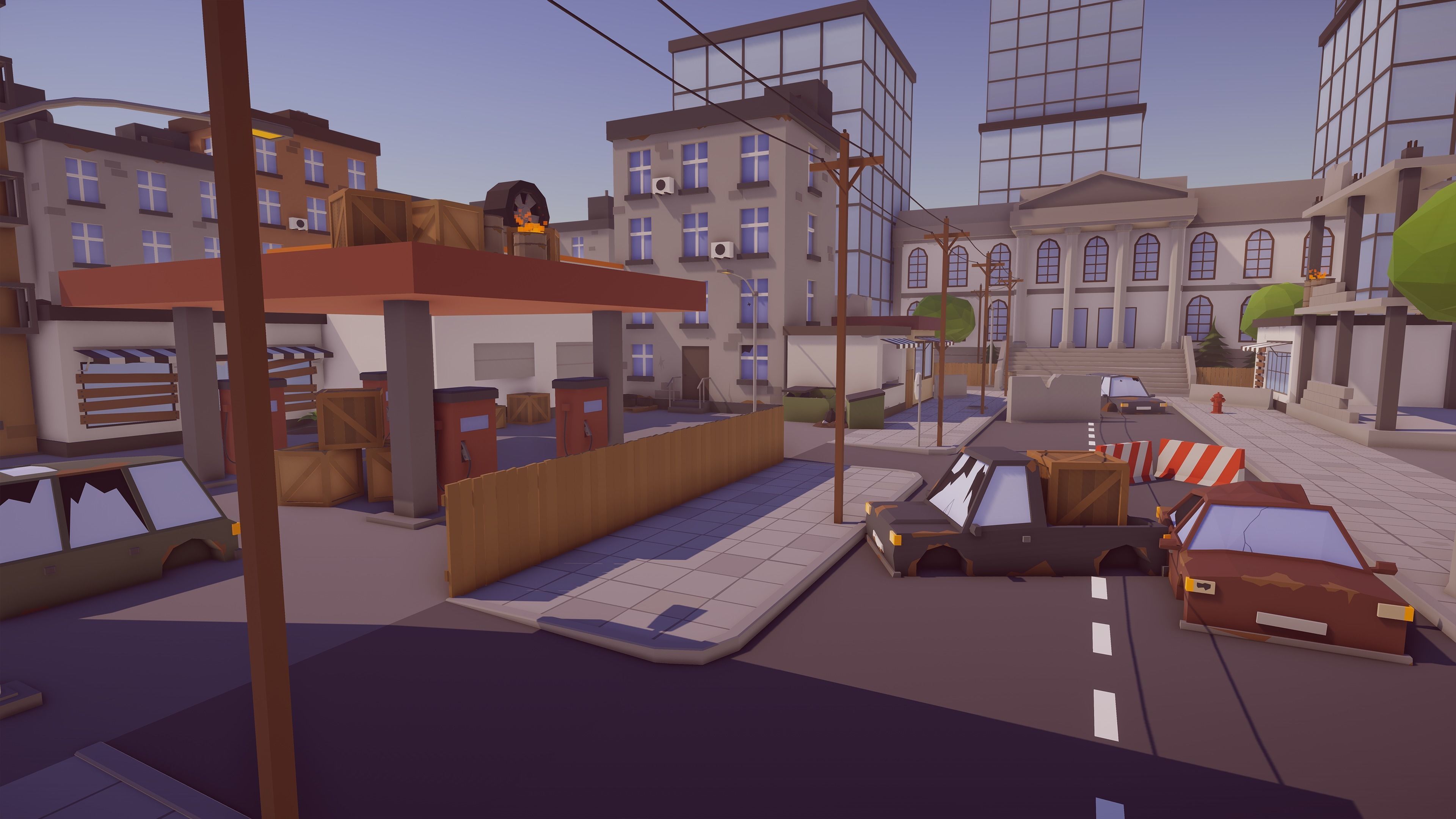 Low Poly FPS Map Vol1 Low-poly 3D model_2