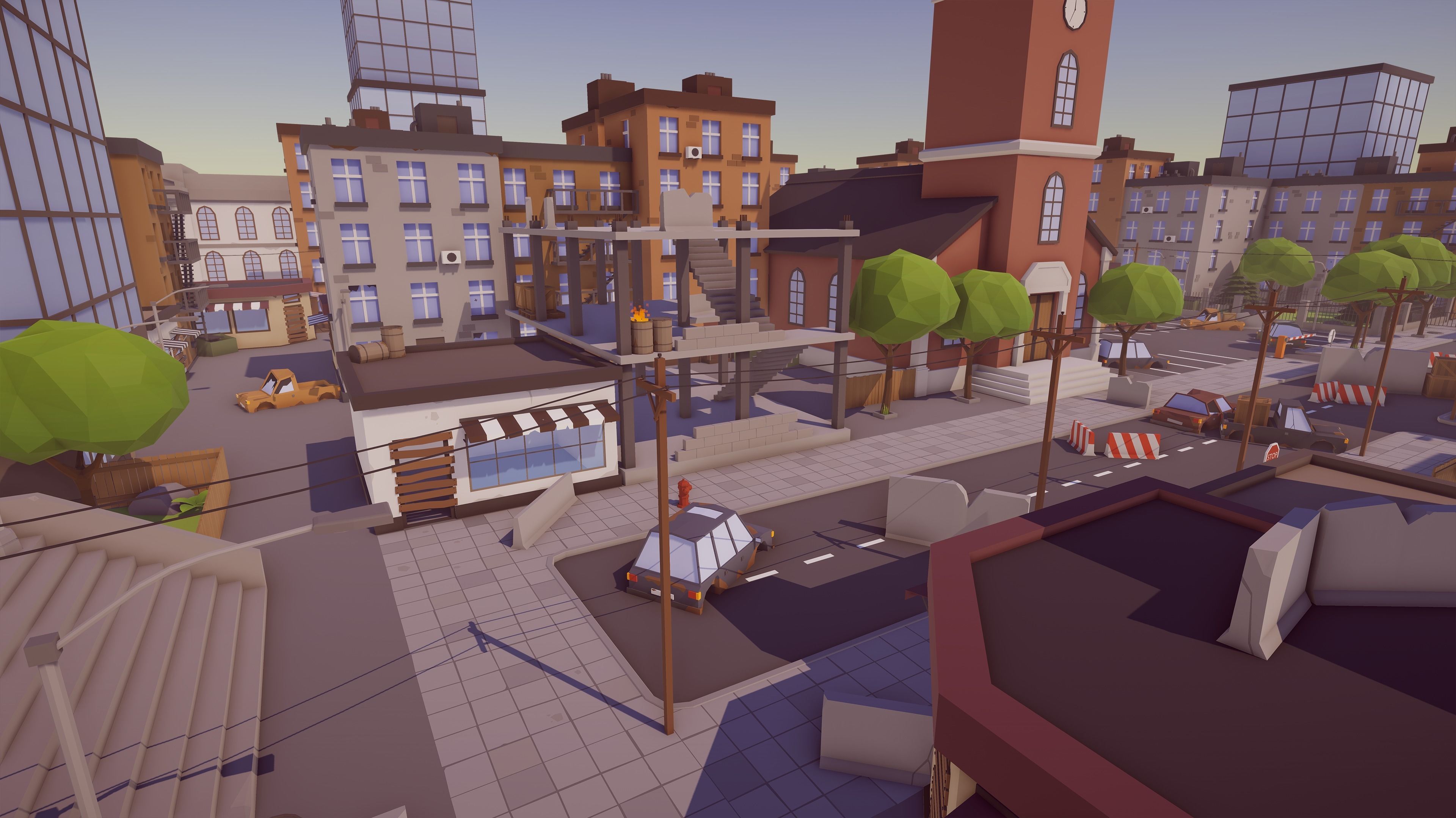 Low Poly FPS Map Vol1 Low-poly 3D model_4