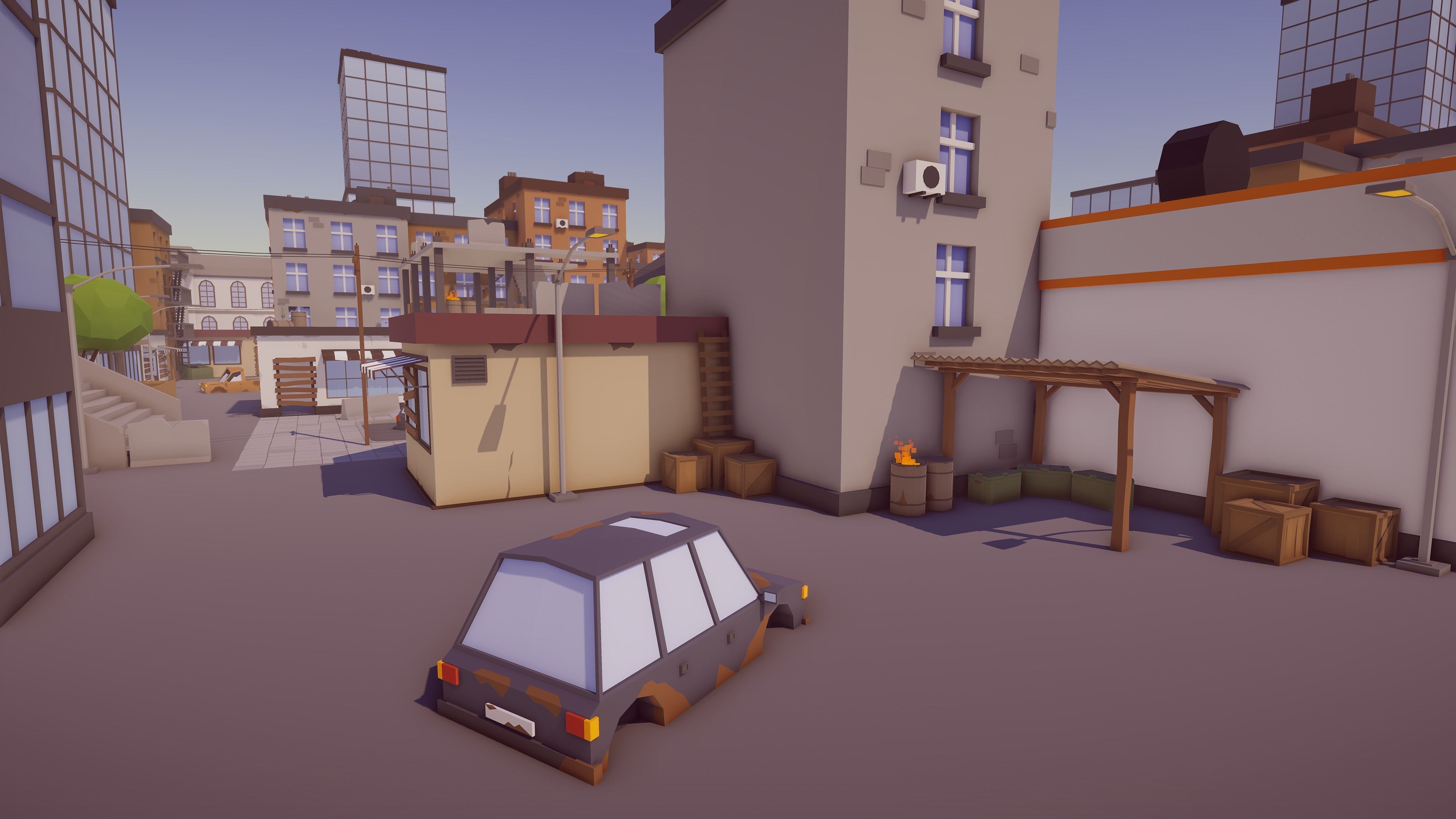 Low Poly FPS Map Vol1 Low-poly 3D model_7
