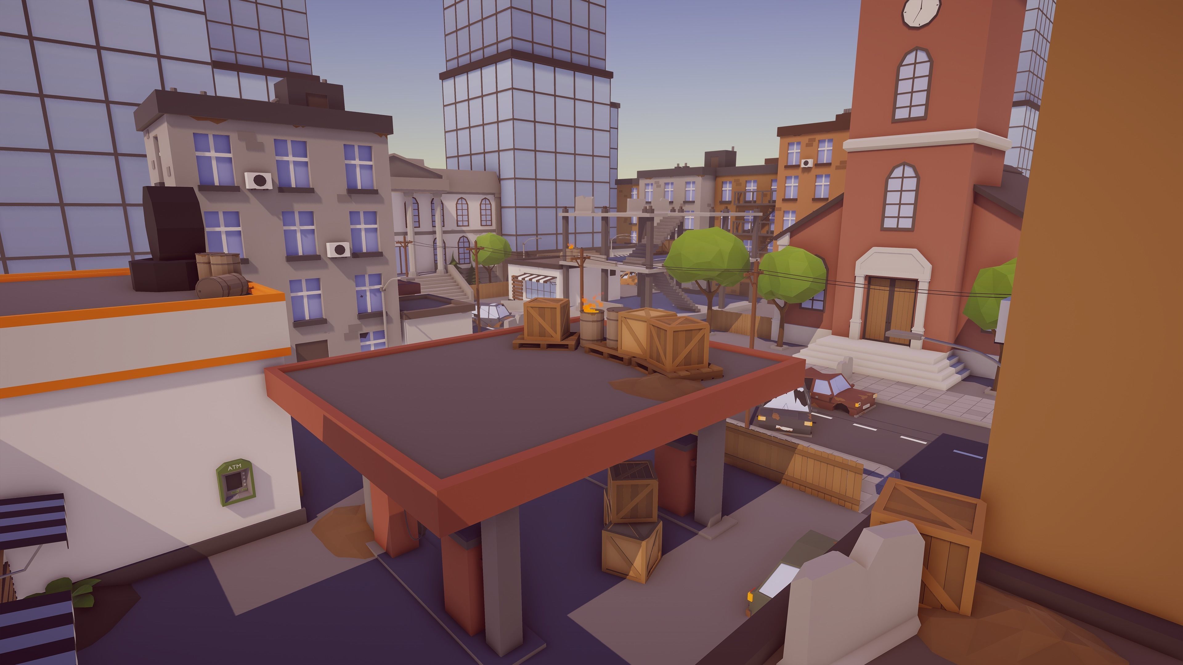 Low Poly FPS Map Vol1 Low-poly 3D model_6