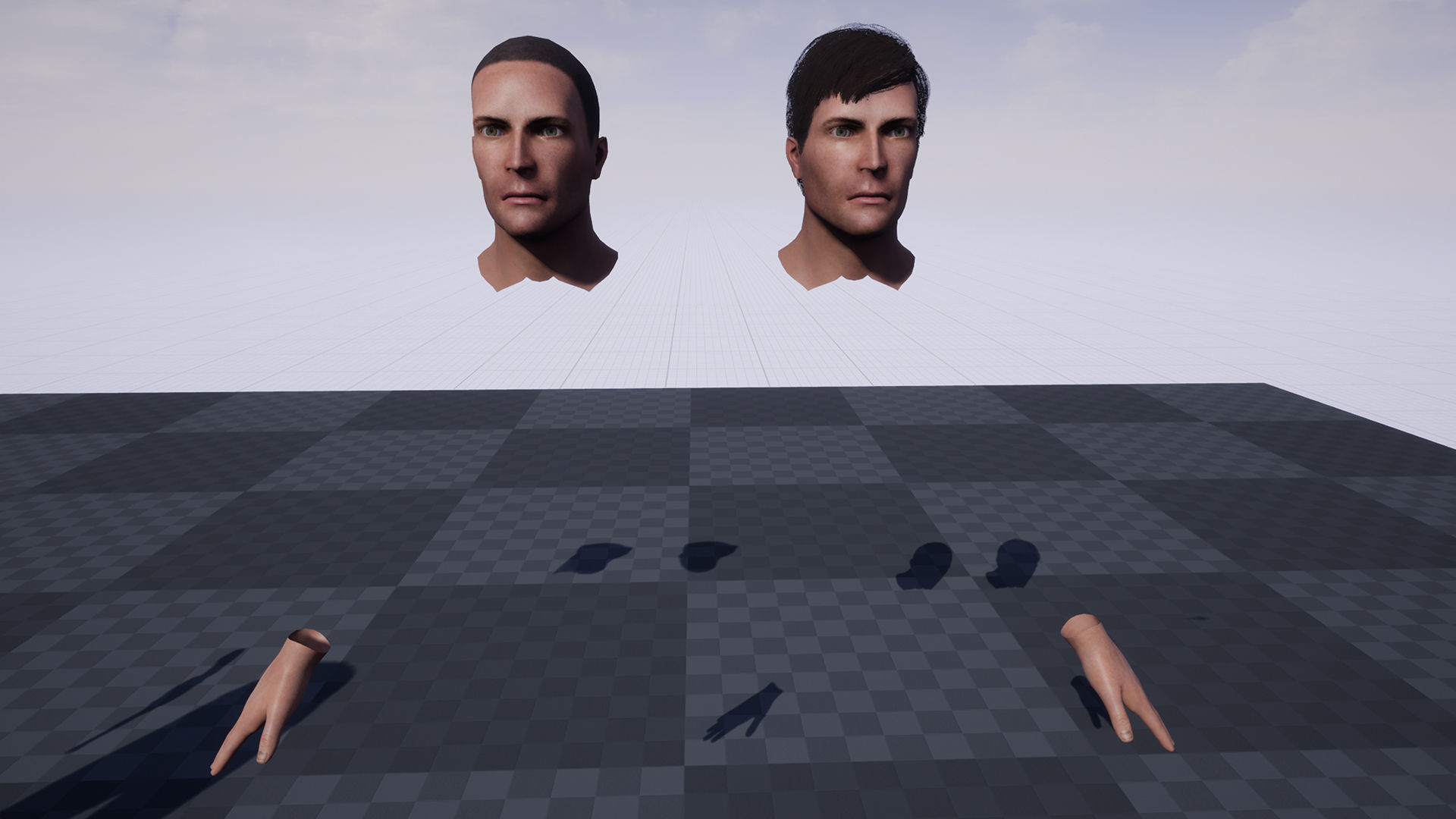 Policeman Low-poly 3D model_21