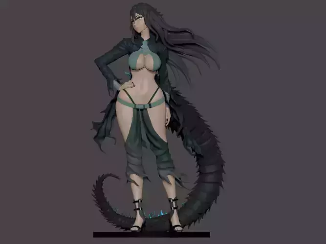 Godzilla - Gojira - Anime Girl - Waifu 