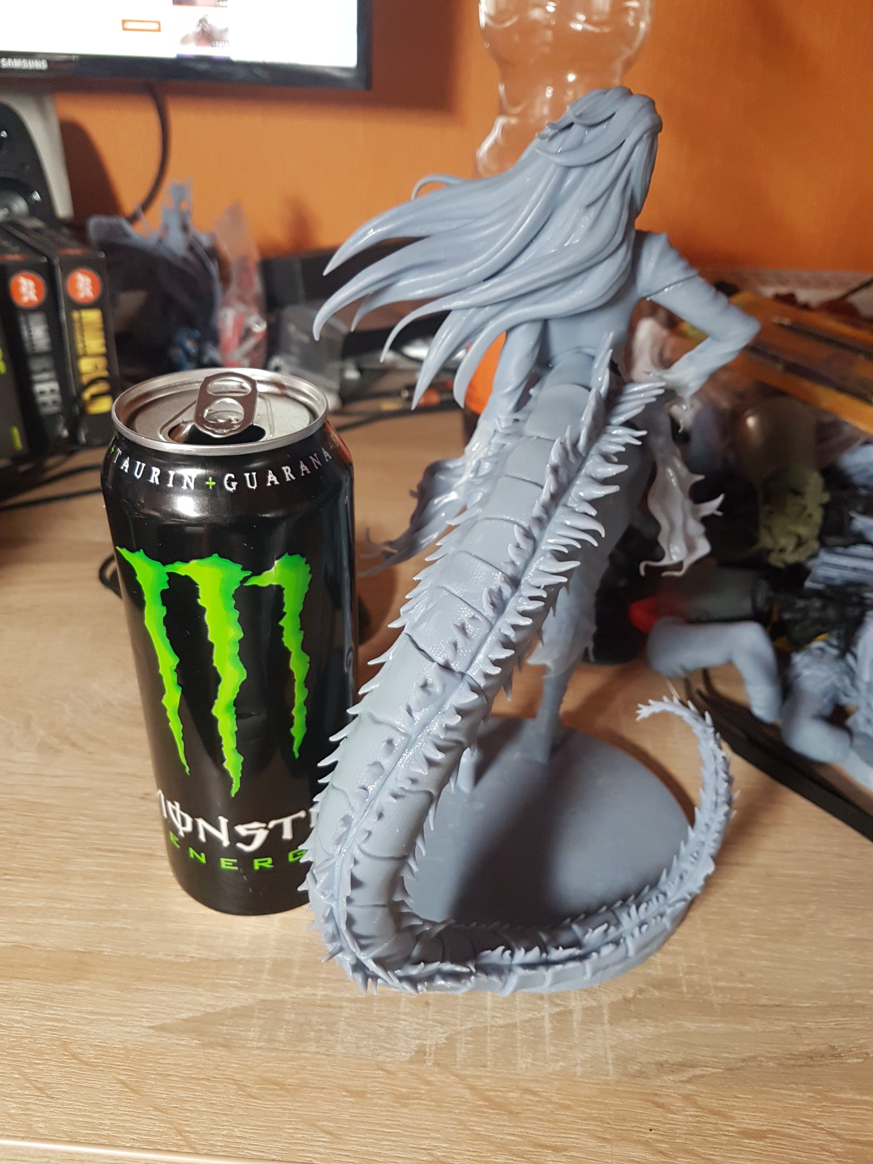 Godzilla - Gojira - Anime Girl - Waifu  3D print model_5
