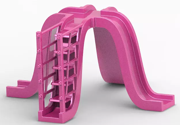 Stylish Kids Outdoor Play 3D print model_0