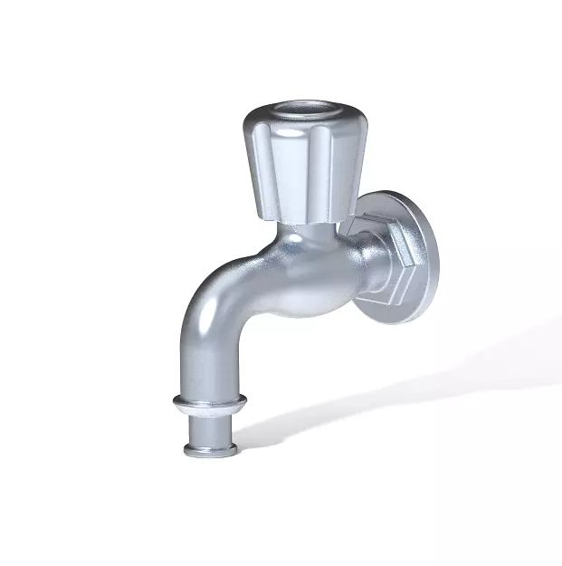 Classic Washing Machine Tap 3D print model