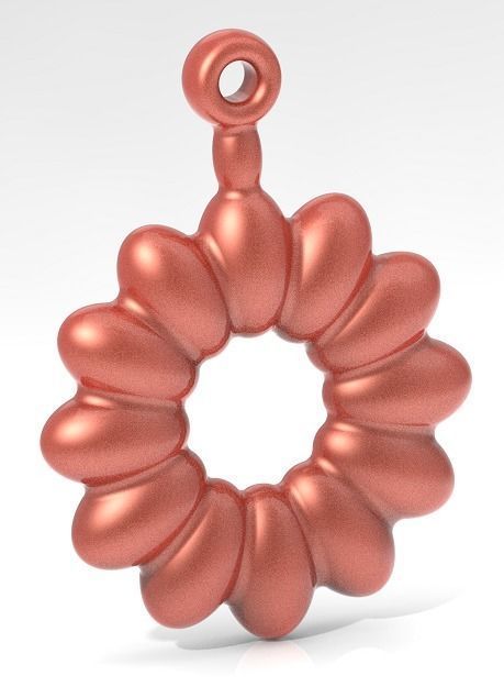 Classic Fashion Earring  3D print model_1