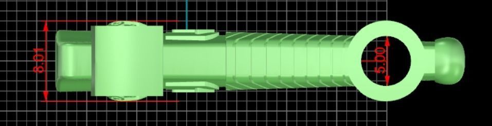 hammer 3d model golden thor 3D print model_3