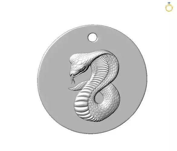 Chinese Zodiac Snake 3D print model