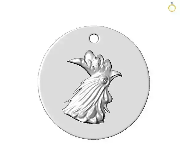 Chinese Zodiac Rooster 3D print model