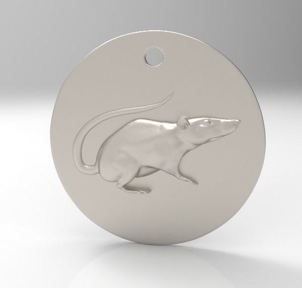 Chinese Zodiac Rat 3D print model_5