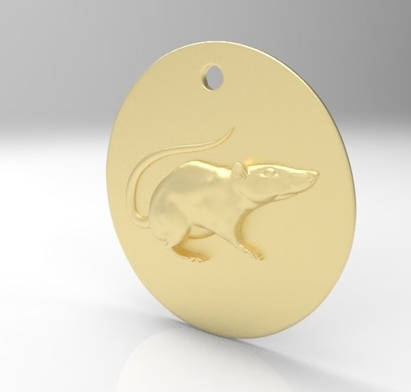 Chinese Zodiac Rat 3D print model_14