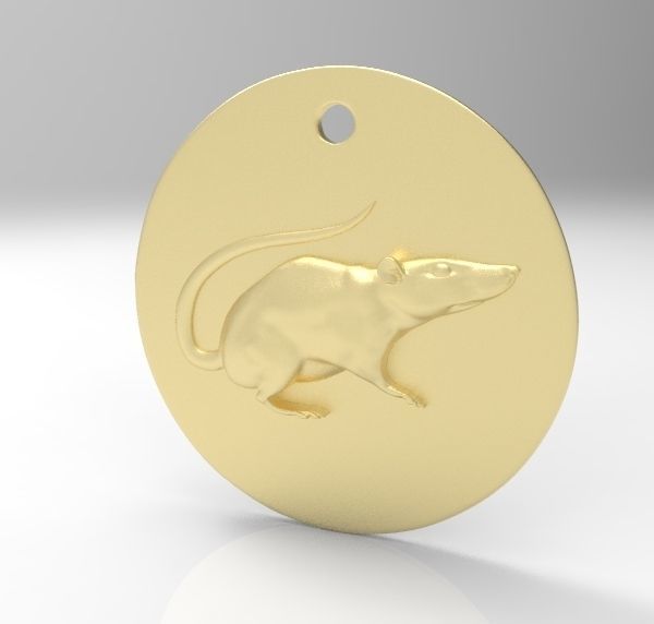Chinese Zodiac Rat 3D print model_10