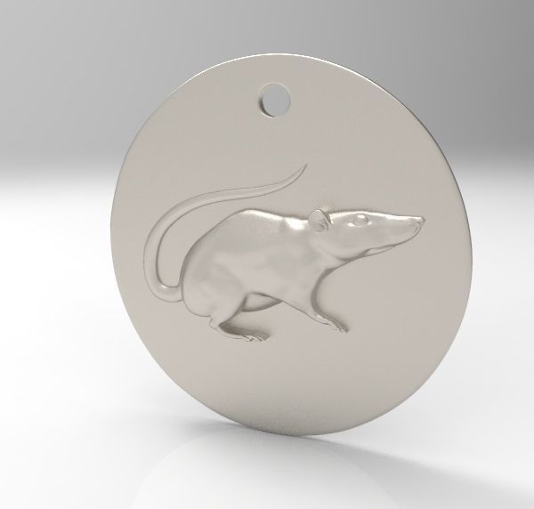 Chinese Zodiac Rat 3D print model_9