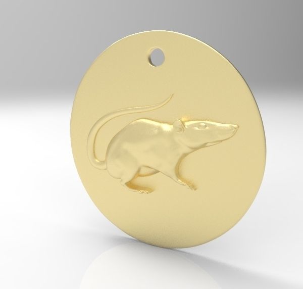 Chinese Zodiac Rat 3D print model_12
