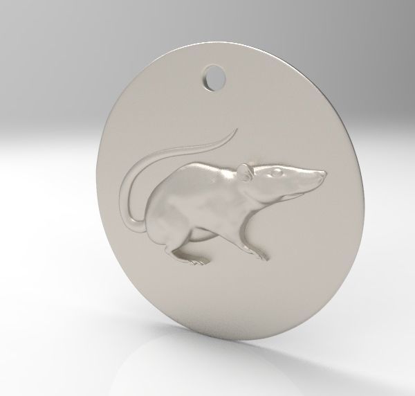 Chinese Zodiac Rat 3D print model_11