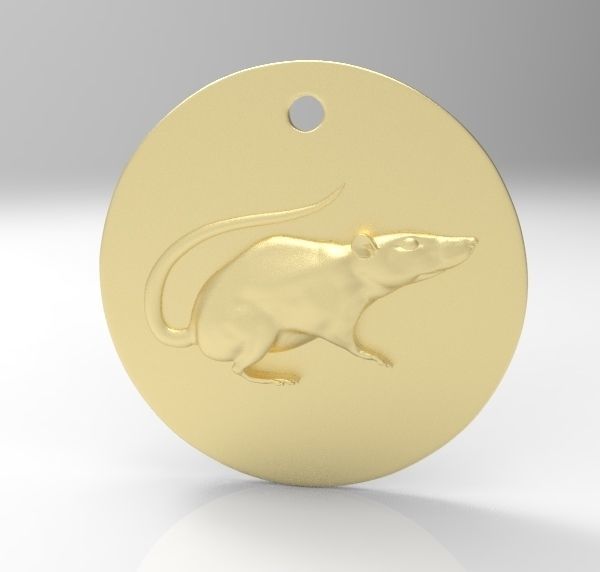 Chinese Zodiac Rat 3D print model_6